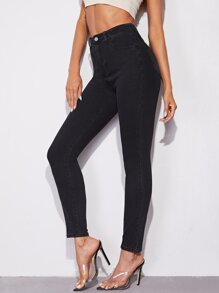 High Waist Skinny Jeans