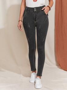 High Waist Skinny Jeans