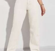 High Waist Straight Leg Jeans