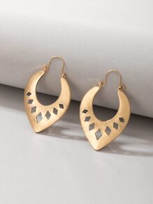 Hollow Out Design Earrings