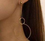 Hollow Out Round Drop Earrings