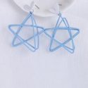 Hollow Out Star Drop Earrings