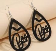 Hollow Out Water Drop Earrings