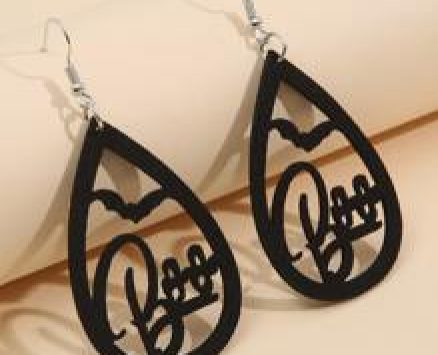 Hollow Out Water Drop Earrings