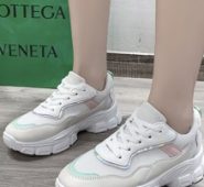 Holographic Lace Up Front Sneakers