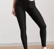 Honeycomb Textured Breathable Softness Phone Pocket Sports Leggings