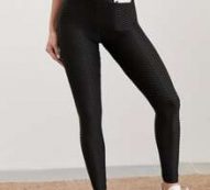 Honeycomb Textured Breathable Softness Phone Pocket Sports Leggings