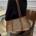 Houndstooth Shoulder Bag