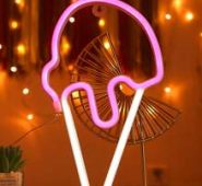 Ice Cream Shaped Neon Light