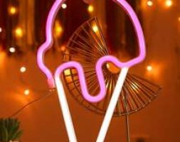 Ice Cream Shaped Neon Light