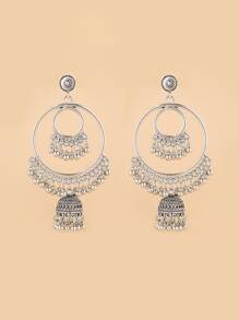 Jhumka Bell Charm Drop Earrings