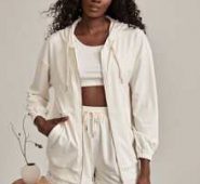 Kangaroo Pocket Drawstring Zip Front Hoodie