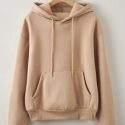 Kangaroo Pocket Drop Shoulder Hoodie