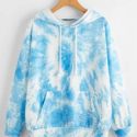 Kangaroo Pocket Tie Dye Hoodie