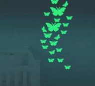 Kids Butterfly Pattern Luminous Wall Sticker