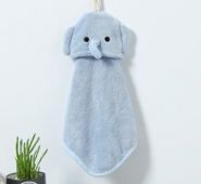 Kids Cartoon Elephant Hand Towel
