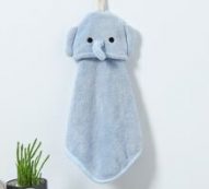 Kids Cartoon Elephant Hand Towel