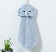 Kids Cartoon Elephant Hand Towel