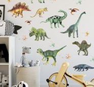 Kids Dinosaur Print Wall Sticker