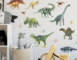 Kids Dinosaur Print Wall Sticker