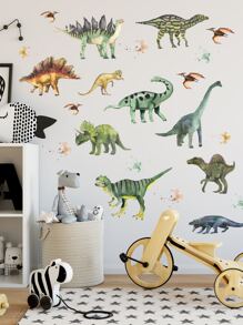 Kids Dinosaur Print Wall Sticker