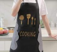Kitchenware Print Waterproof Apron
