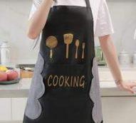 Kitchenware Print Waterproof Apron