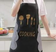 Kitchenware Print Waterproof Apron