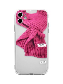 Knit Scarf Print iPhone Case