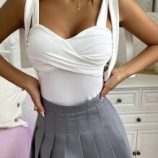 Knot Straps Wrap Cross Cami Top