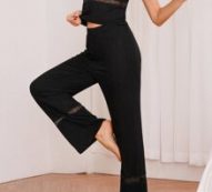 Lace Detail Cami Top & Pants PJ Set