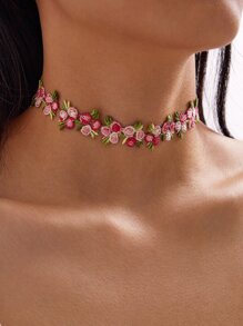 Lace Flower Choker