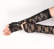 Lace Long Fingerless Gloves