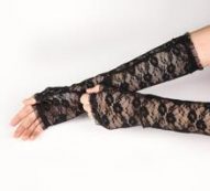 Lace Long Fingerless Gloves