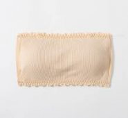 Lace Trim Bandeau Bralette