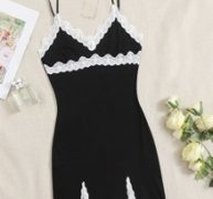 Lace Trim Cami Dress