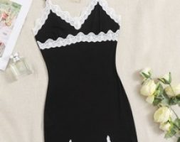 Lace Trim Cami Dress