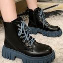 Lace Up Front Combat Boots