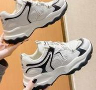 Lace Up Front Mesh Panel Sneakers