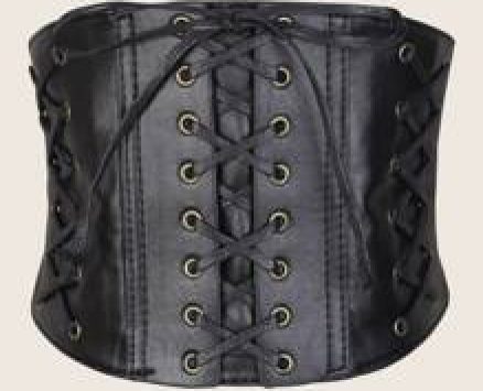 Lace Up Wide Belt