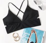 Lace-up Back Bikini Top