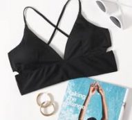 Lace-up Back Bikini Top