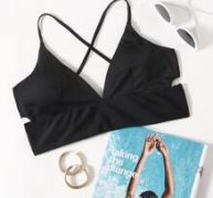 Lace-up Back Bikini Top