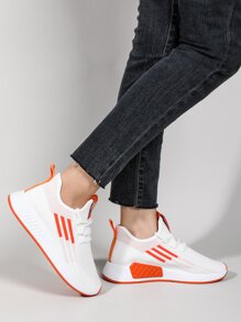 Lace-up Decor Wide Fit Sneakers