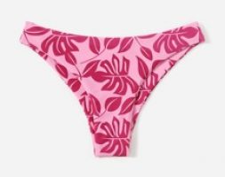 Leaf Pattern Bikini Bottom