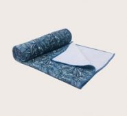 Leaf Pattern Yoga Towel Non-Slip Blanket