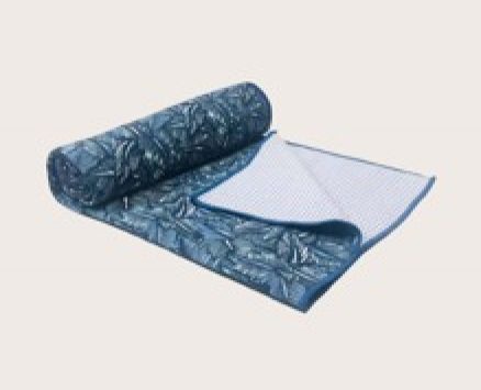 Leaf Pattern Yoga Towel Non-Slip Blanket