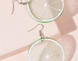Lemon Slices Drop Earrings