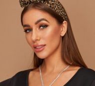 Leopard Graphic Bow Knot Decor Headband