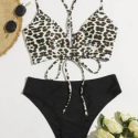 Leopard High Waist Bikini Swimsuit